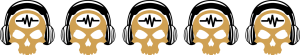 Ratings - 5 Skulls - SpeakersBluetooth - Gold