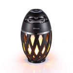 DIKAOU-Led-flame-table-lamp-Torch-atmosphere-Bluetooth-speakersOutdoor-Portable-Stereo-Speaker-with-HD-Audio-and-Enhanced-BassLED-flickers-warm-yellow-lights-BT42-for-iPhoneiPad-Android-0