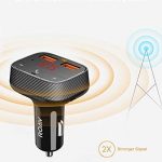Roav-SmartCharge-F0-by-Anker-Wireless-Bluetooth-FM-Transmitter-for-Car-Audio-Adapter-and-Receiver-Hands-Free-Calling-MP3-Car-Charger-with-2-USB-Ports-PowerIQ-and-AUX-Output-No-Dedicated-App-0-0
