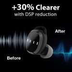 True-Wireless-Earbuds-Bluetooth-50-14-Dynamic-Driver-in-Ear-Headphones-HiFi-Stereo-One-Step-Pairing-DSP-Noise-Canceling-Sweatproof-Secure-Fit-Earphones-with-Microphone-Black-0-3